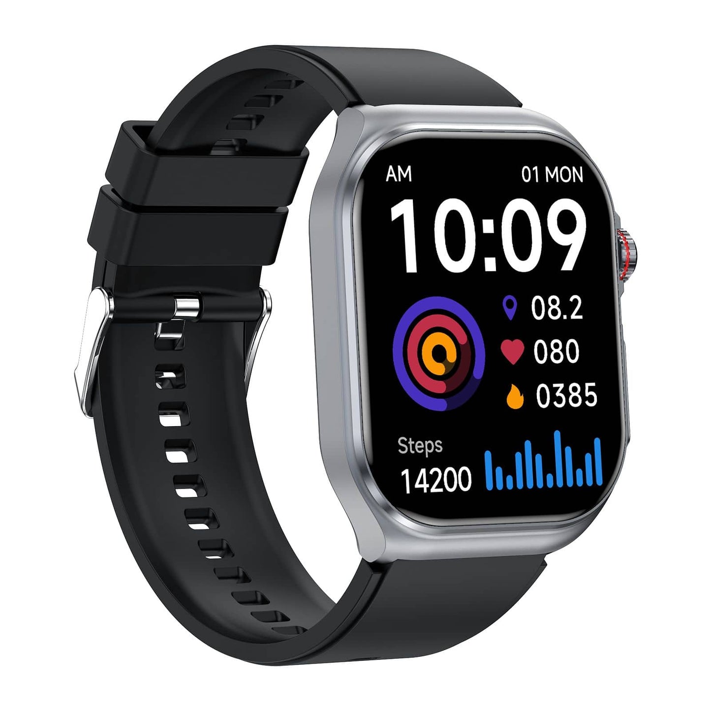 Akeleo AMOLED High End Electrocardiogram Micro Physical Examination HRV Blood Glucose Heart Rate Health Management Watch