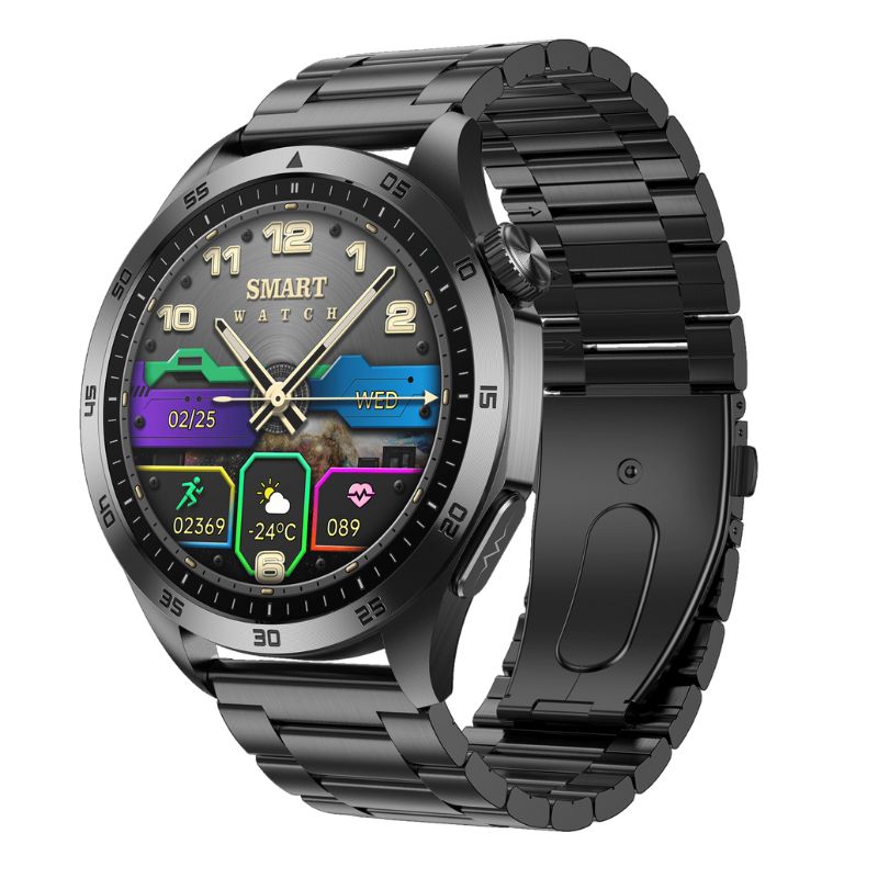 Akeleo All-day ECG/EKG Blood Pressure Blood Sugar Blood Oxygen Monitoring Bluetooth Call Smart Watch