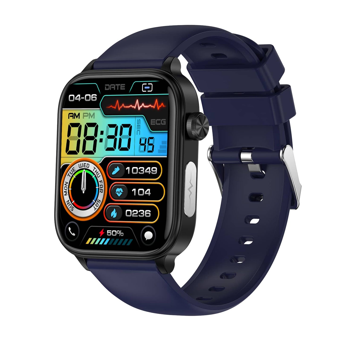 Akeleo Professional ECG HRV Blood Glucose Blood Pressure Health Smart Call Watch