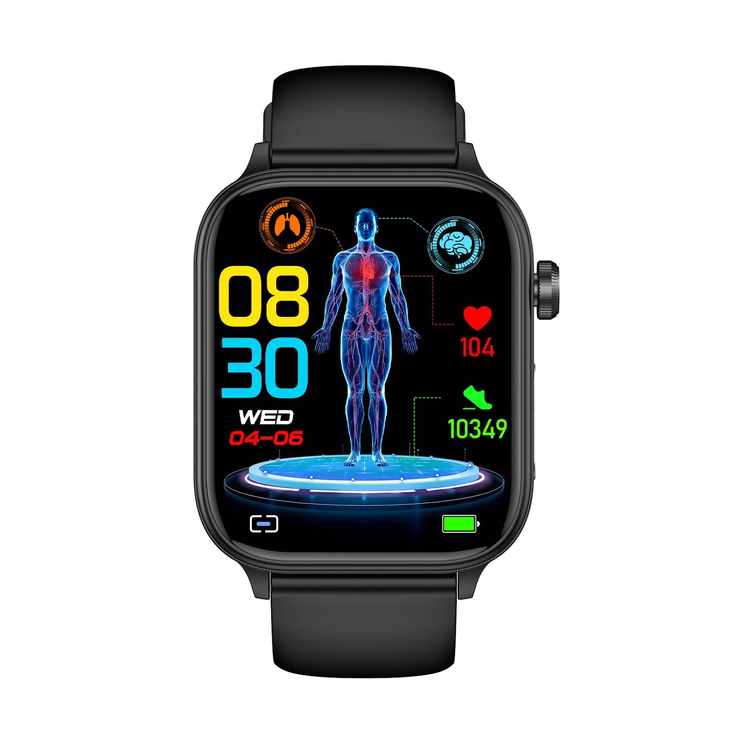 Akeleo Professional ECG HRV Blood Glucose Blood Pressure Health Smart Call Watch