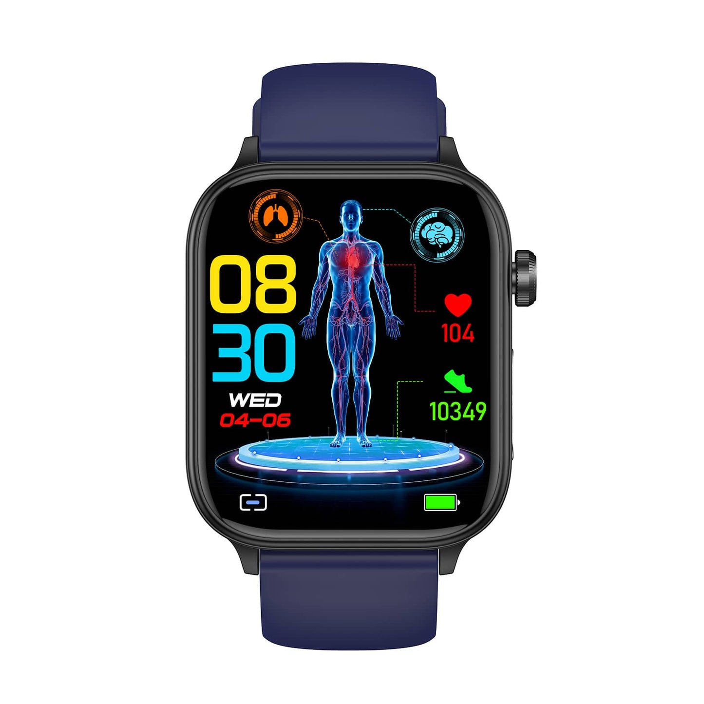 Akeleo Professional ECG HRV Blood Glucose Blood Pressure Health Smart Call Watch