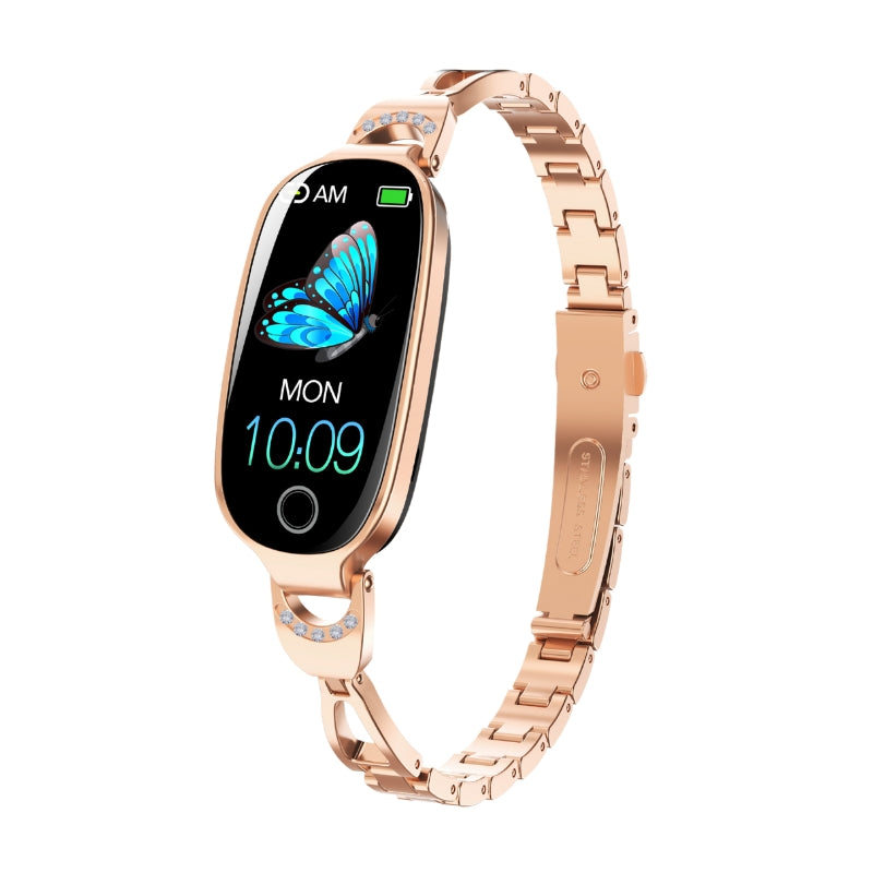 Akeleo 81 Blood Glucose Blood Pressure Monitoring Newest Luxury Diamond Design Fashion Women Smartwatch in 2025