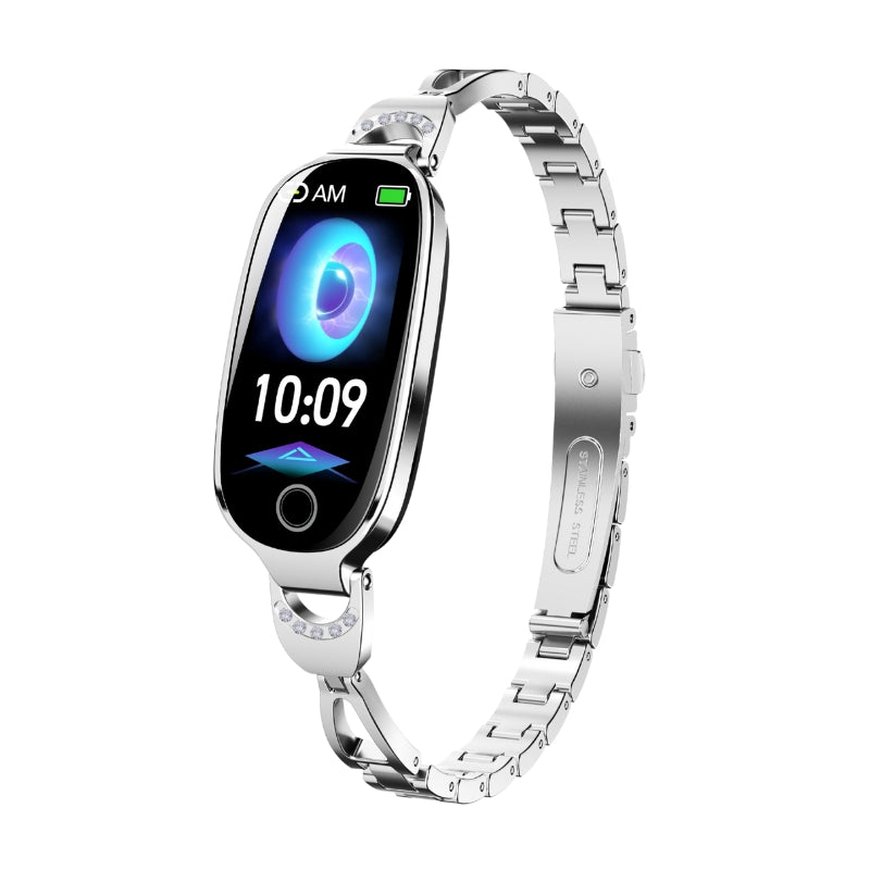 Akeleo 81 Blood Glucose Blood Pressure Monitoring Newest Luxury Diamond Design Fashion Women Smartwatch in 2025