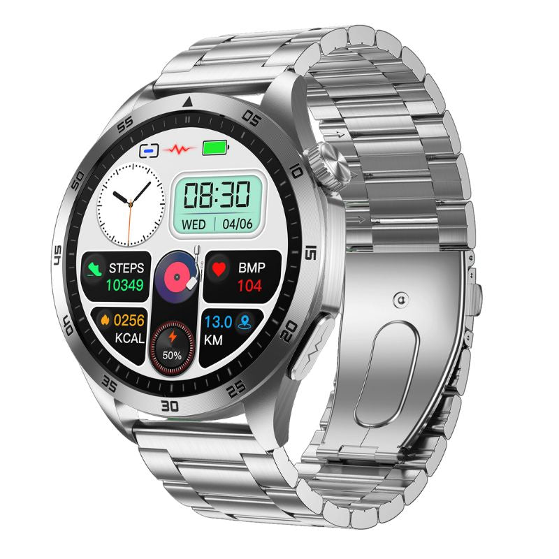 Akeleo All-day ECG/EKG Blood Pressure Blood Sugar Blood Oxygen Monitoring Bluetooth Call Smart Watch