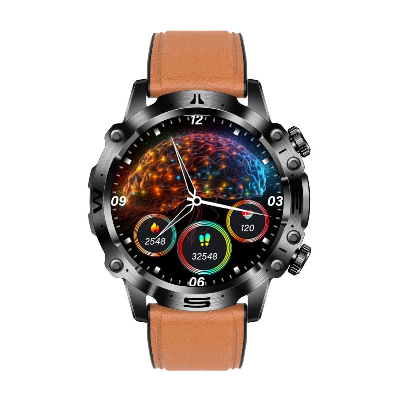 Akeleo ECG/EKG HRV Professional Sports Blood Glucose Blood Pressure Monitoring and Health Smart Watch