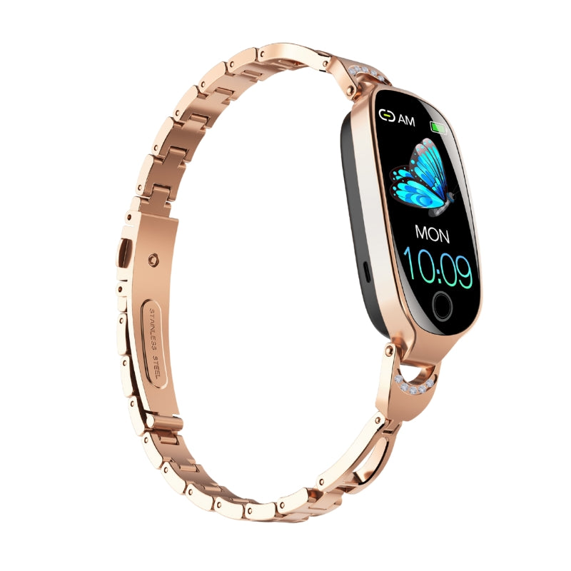 Akeleo 81 Blood Glucose Blood Pressure Monitoring Newest Luxury Diamond Design Fashion Women Smartwatch in 2025