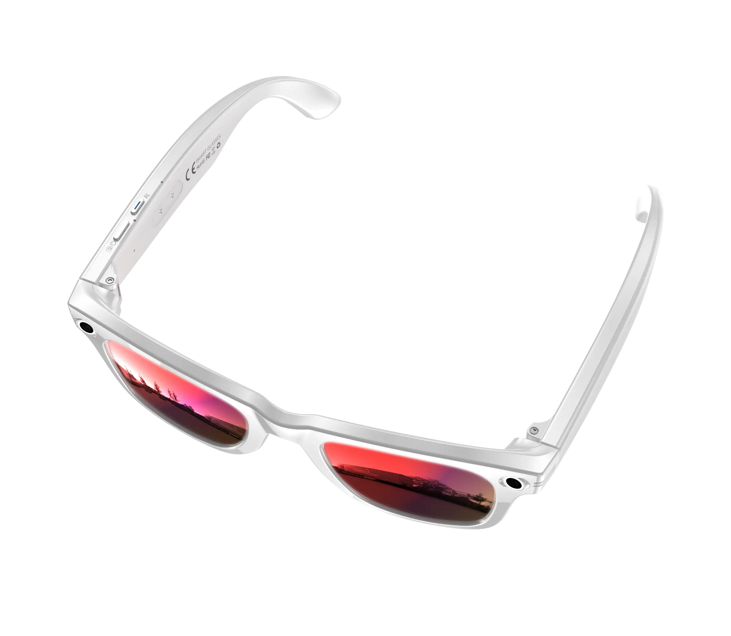 Akeleo AI Smart Camera Glasses with 4K Ultra-Wide Anti-Shake Camera, HD 1080P Videos, Vlog Recording, AI Translation, AI Voice Assistant, Open Ears, Wi-Fi Transmission, Music Control