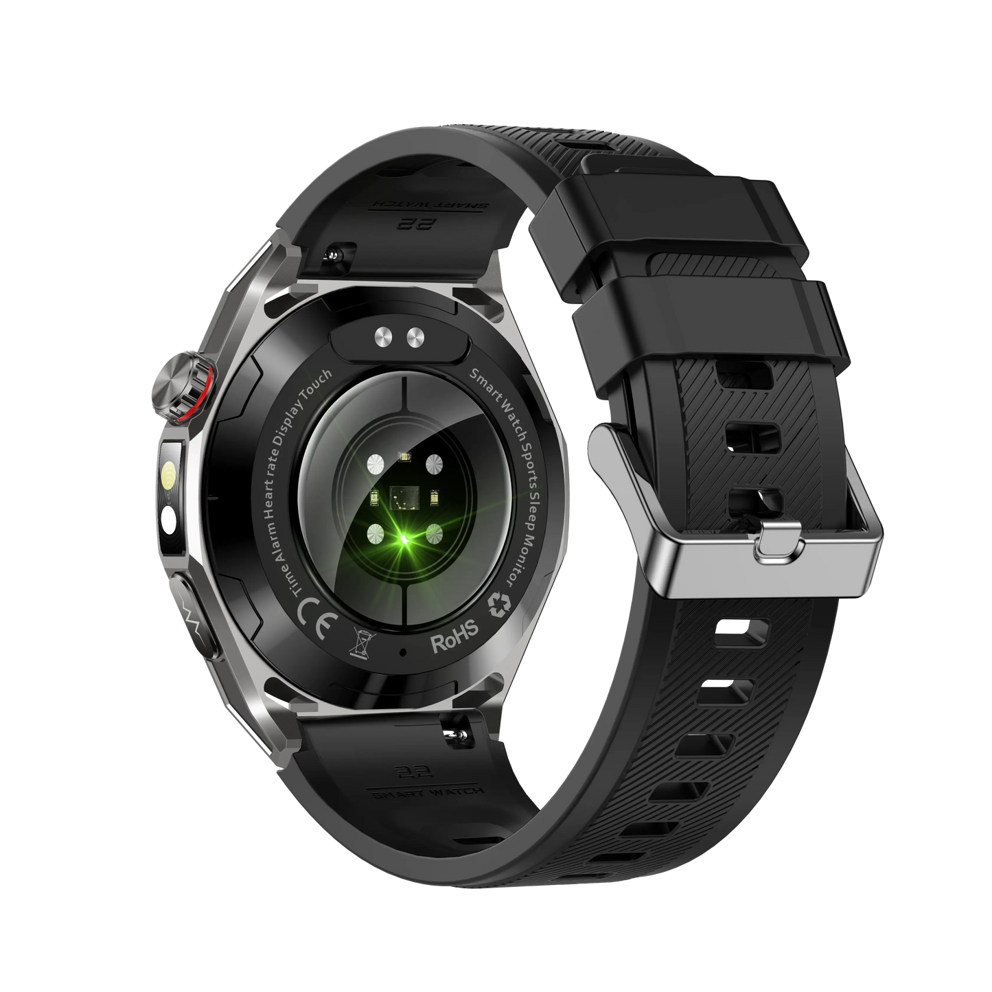 Akeleo ECG/EKG HRV Professional Sports Blood Glucose Blood Pressure Monitoring and Health Smart Watch