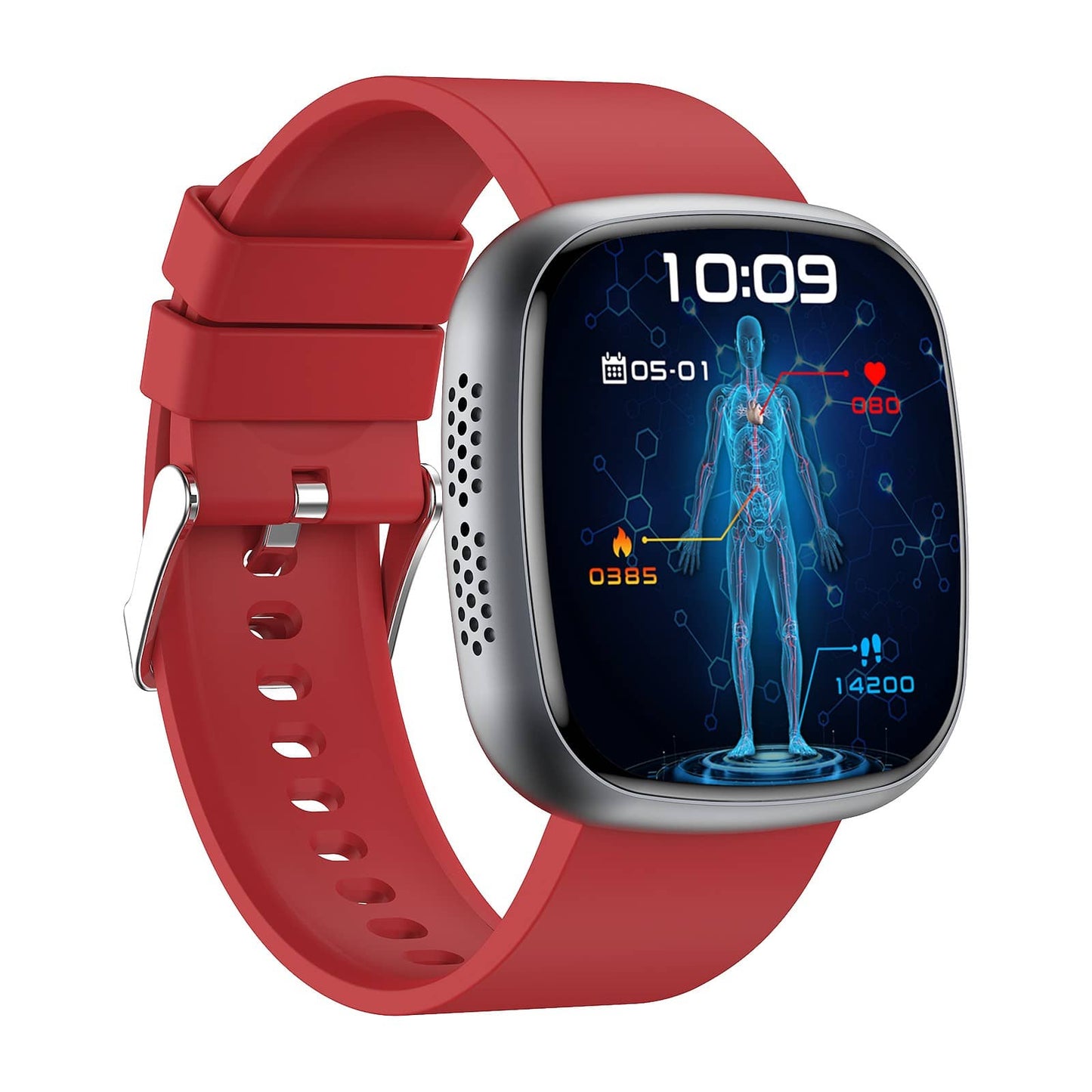 Akeleo Continuous Blood Glucose Blood Pressure ECG/EKG Heart Rate Monitoring Health Smart Watch