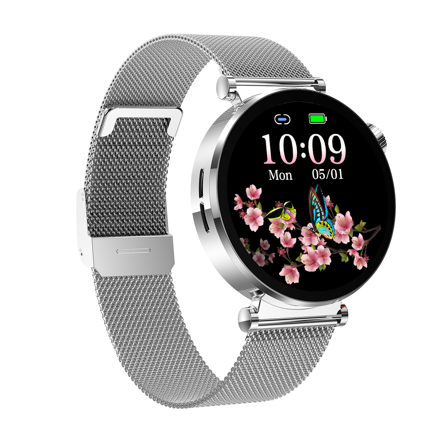 Akeleo Fashion ECG+PPG Body Fat(BMI) Blood Glucose Blood Pressure Monitoring Smart Health Women's Watch