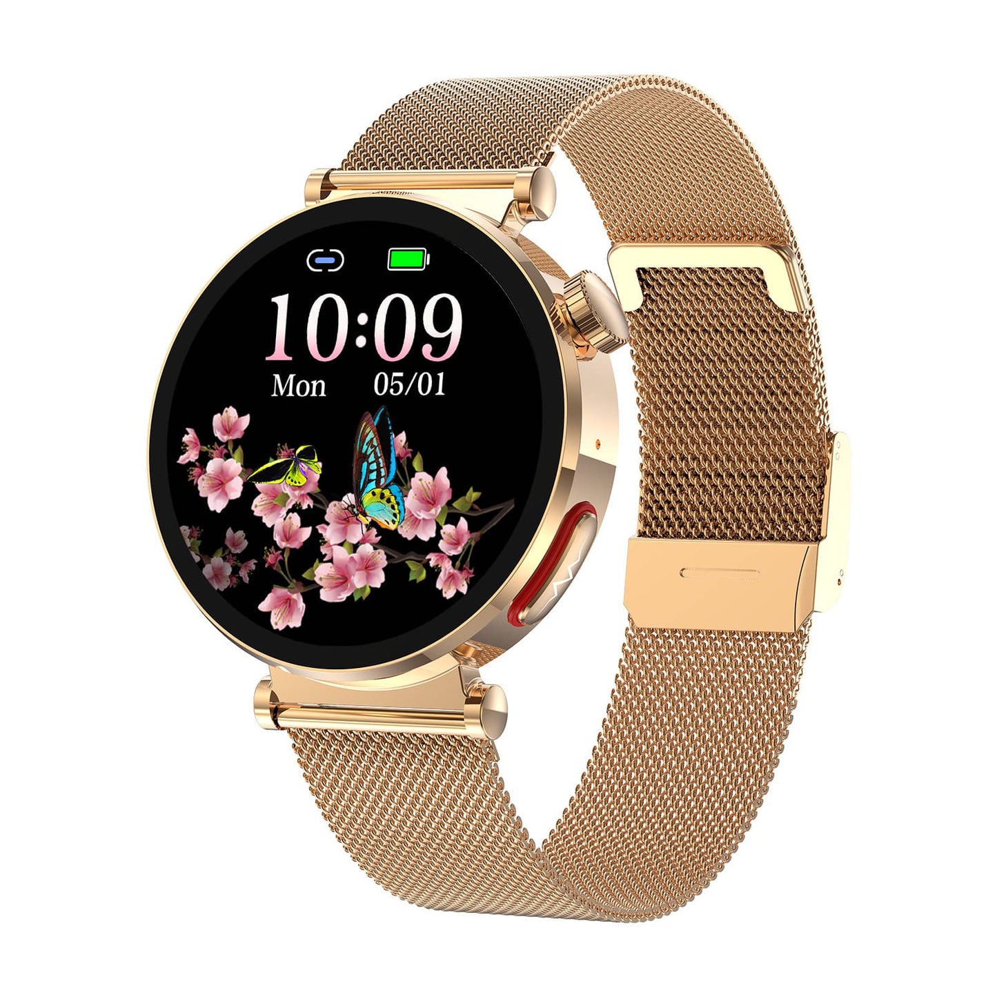 Akeleo Fashion ECG+PPG Body Fat(BMI) Blood Glucose Blood Pressure Monitoring Smart Health Women's Watch