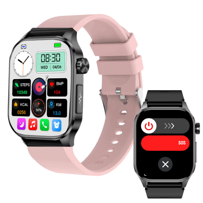 Akeleo ECG/EKG Blood Sugar Blood Pressure Call Intelligent Health Management Smart Watch