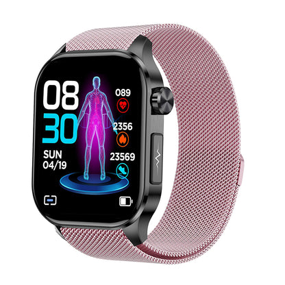 Akeleo ECG/EKG Blood Sugar Blood Pressure Call Intelligent Health Management Smart Watch