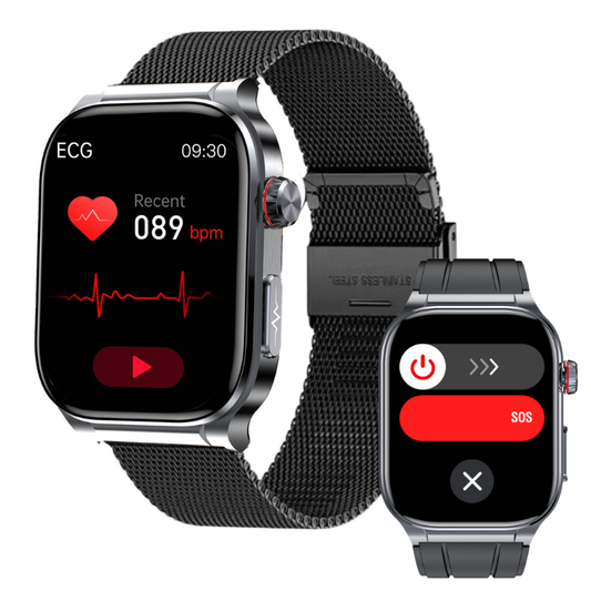 Akeleo 588 High-End Professional ECG/EKG Blood Glucose Blood Pressure Heart Rate Health Management Watch