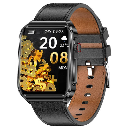 24-hour Heart Rate ECG/EKG Blood Pressure Blood Glucose Monitoring  Smart Watch