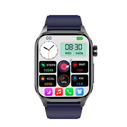 ECG/EKG Blood Sugar Blood Pressure Call Intelligent Health Management Smart Watch