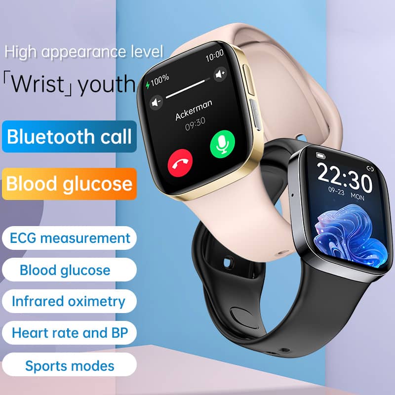 Youth Health Smart Watch EKG Bluetooth Call Blood Pressure Blood Glucose Monitoring