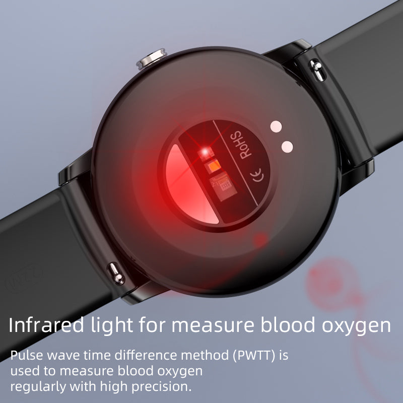 Heart Rate Monitoring Blood Pressure Blood Oxygen Health Fashion Smart Watch