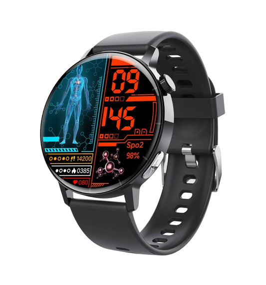 Fourth-generation Blood Sugar Blood Pressure ECG/EKG Smart Watch