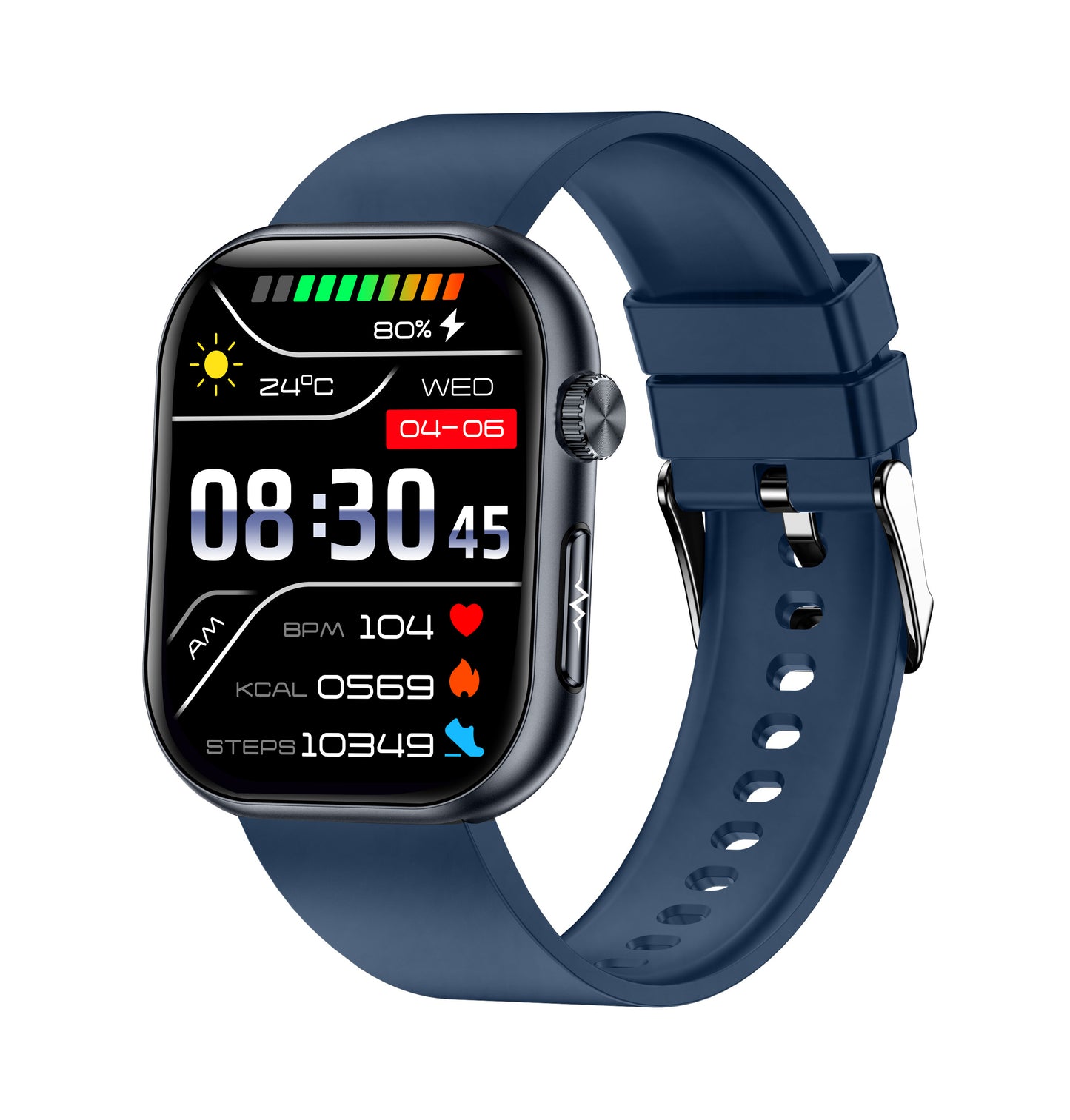 Akeleo Blood Sugar Blood Pressure ECG/EKG Heart Rate HRV Monitoring Health Smart Watch 2025