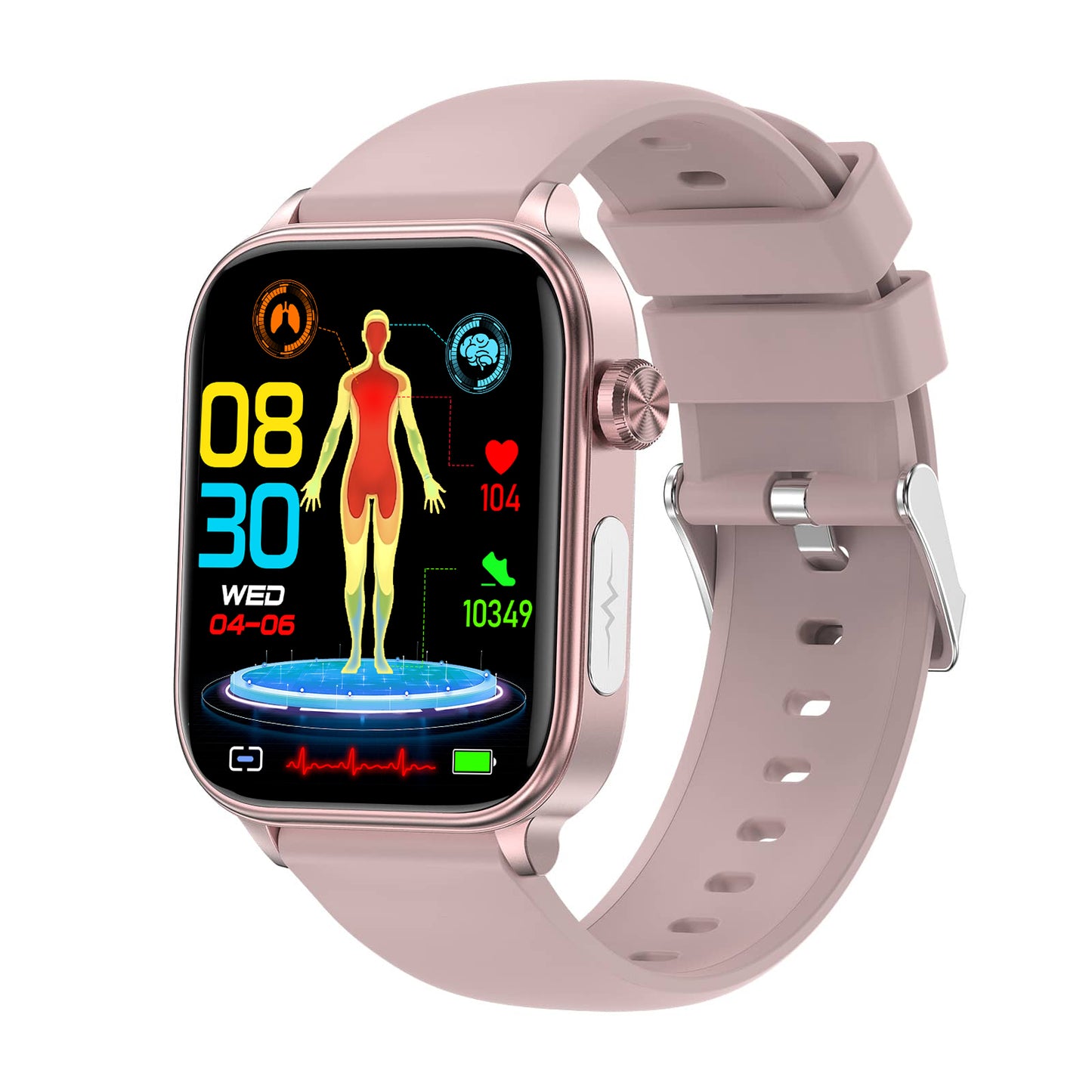 Akeleo Professional ECG HRV Blood Glucose Blood Pressure Health Smart Call Watch