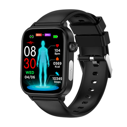 Akeleo Professional ECG HRV Blood Glucose Blood Pressure Health Smart Call Watch