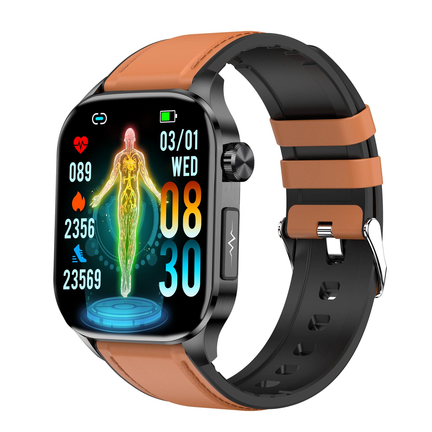 Akeleo ECG/EKG Blood Sugar Blood Pressure Call Intelligent Health Management Smart Watch