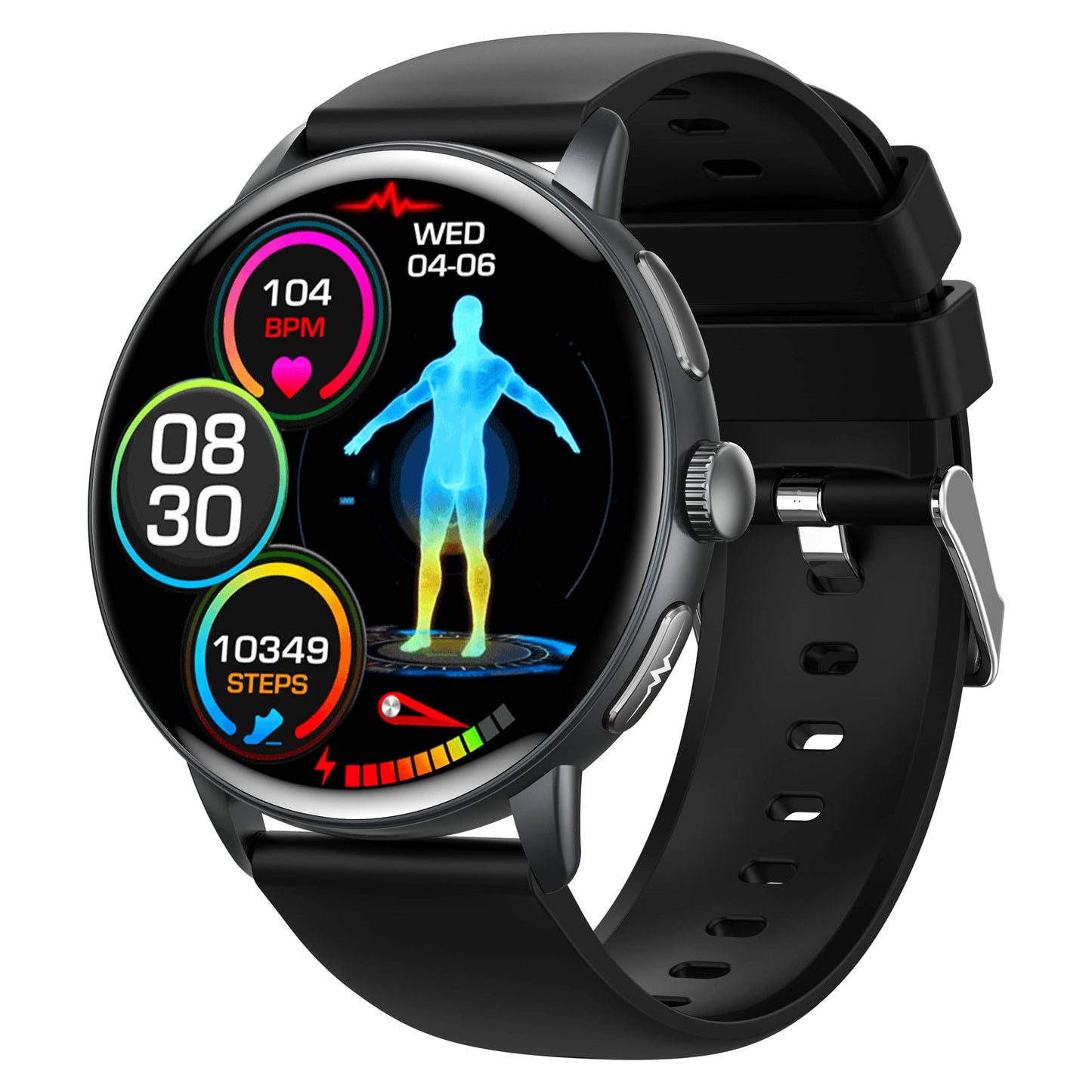 Akeleo Fourth-generation Blood Sugar Blood Pressure ECG/EKG Smart Watch