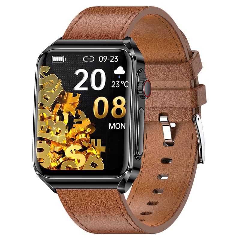 24-hour Heart Rate ECG/EKG Blood Pressure Blood Glucose Monitoring  Smart Watch