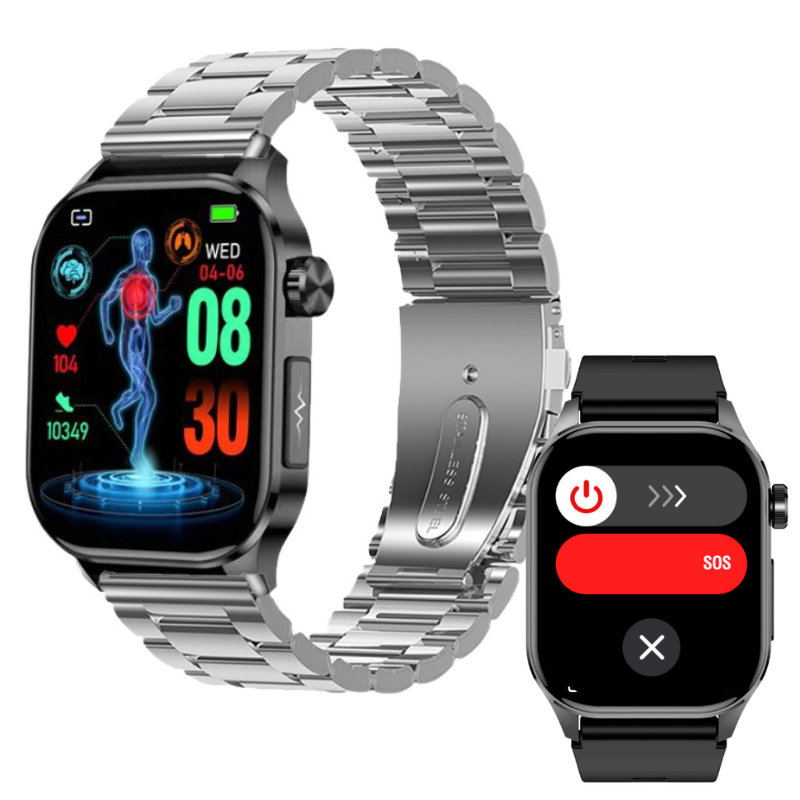 Akeleo ECG/EKG Blood Sugar Blood Pressure Call Intelligent Health Management Smart Watch