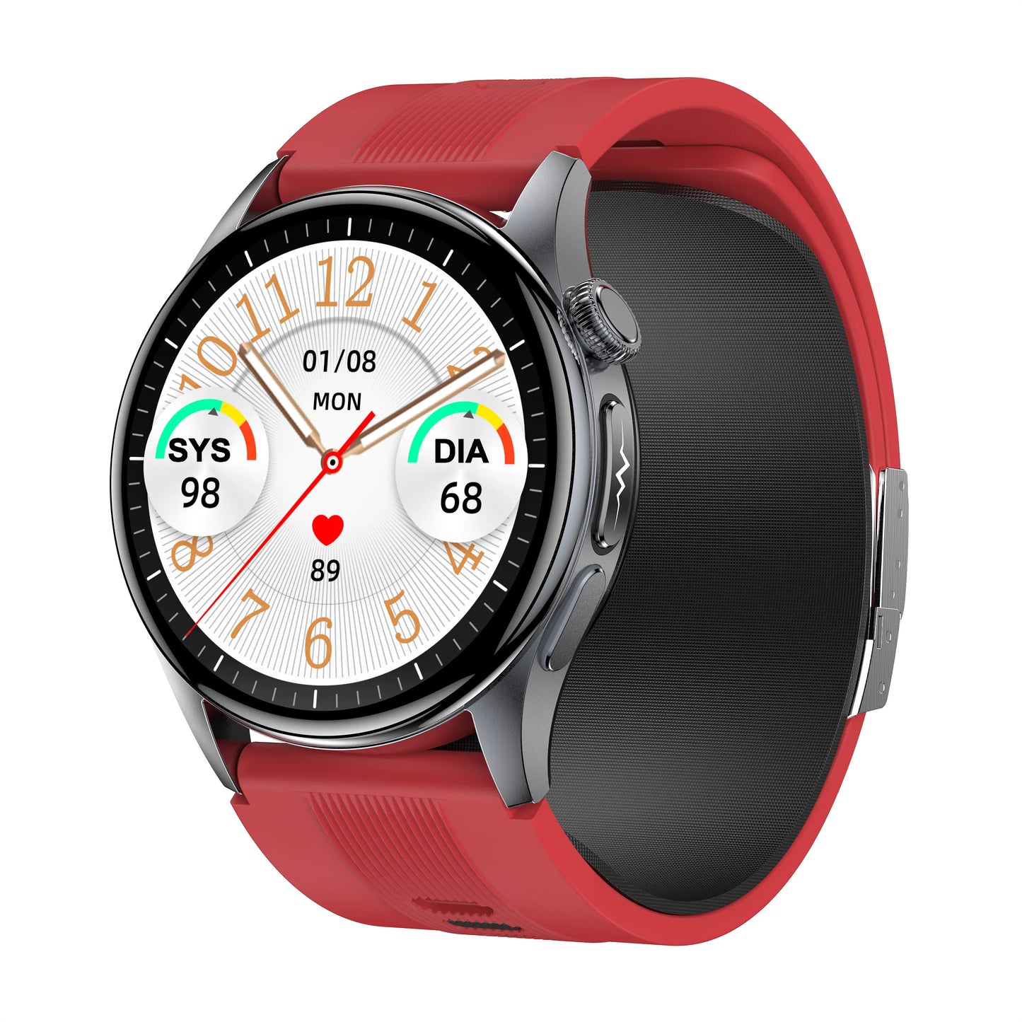 Akeleo AIR PUMP Blood Pressure ECG+PPG Heart Rate Monitoring Smart Watch