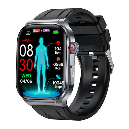 Akeleo 588 High-End Professional ECG/EKG Blood Glucose Blood Pressure Heart Rate Health Management Watch