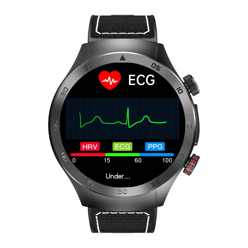 Laser Health Therapy+ECG Electrocardiogram Function Blood Glucose Blood Pressure Monitoring Smart Flagship Watch