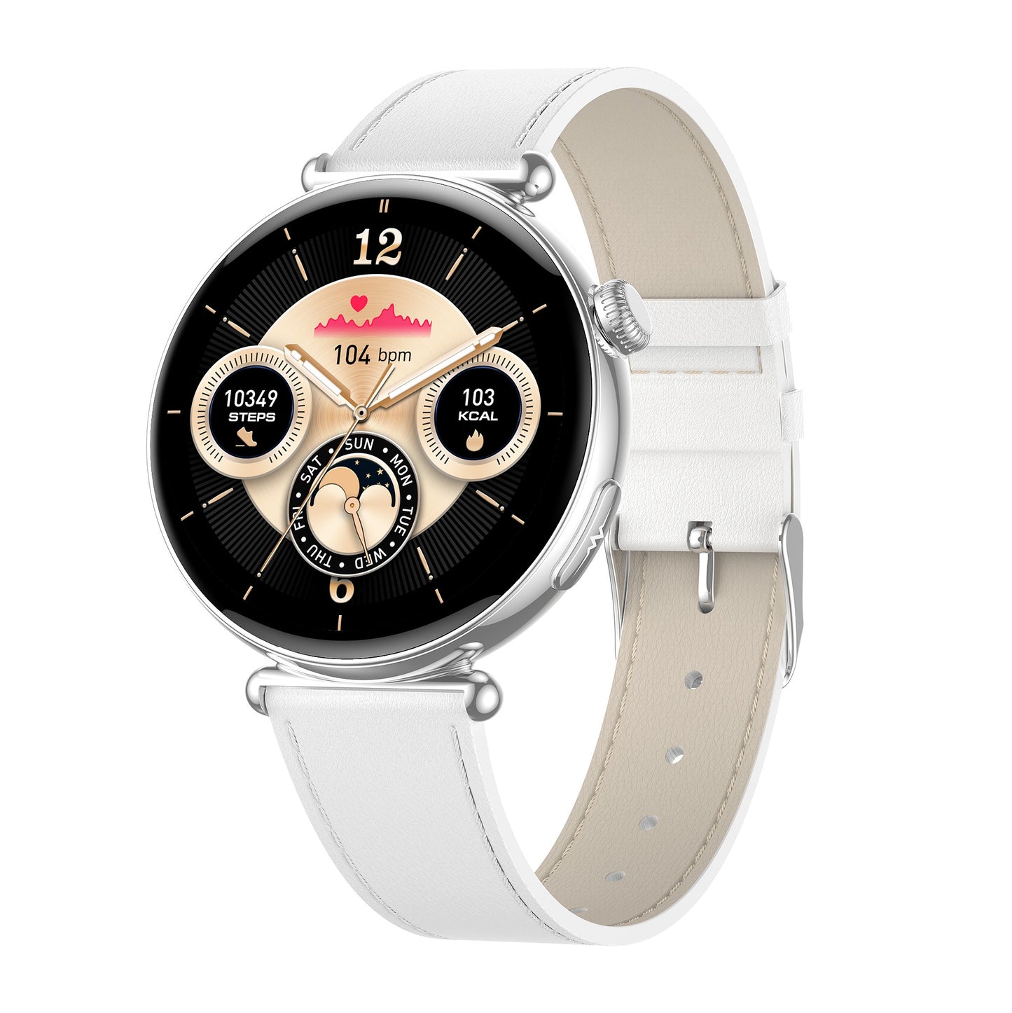 Akeleo Blood Glucose Blood Lipid ECG Suga Pro Monitoring Women's Smart Watch
