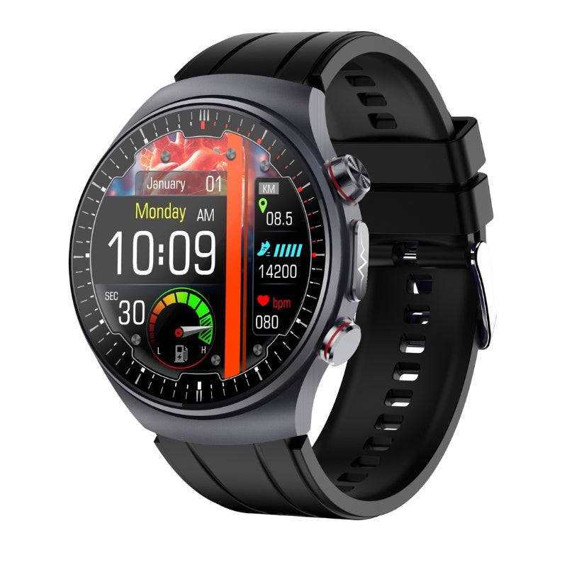 High-end Ti One-click Micro-physical Examination ECG Blood Glucose Blood Pressure Blood Oxygen SOS Health Management Smart Watch