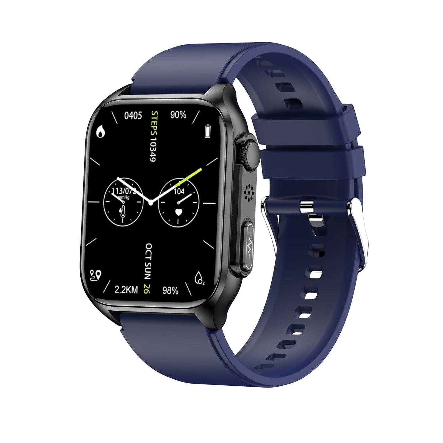 Akeleo Bluetooth Talking ECG+PPG Heart Rate Blood Glucose Blood Pressure Monitoring Smart Health Watch