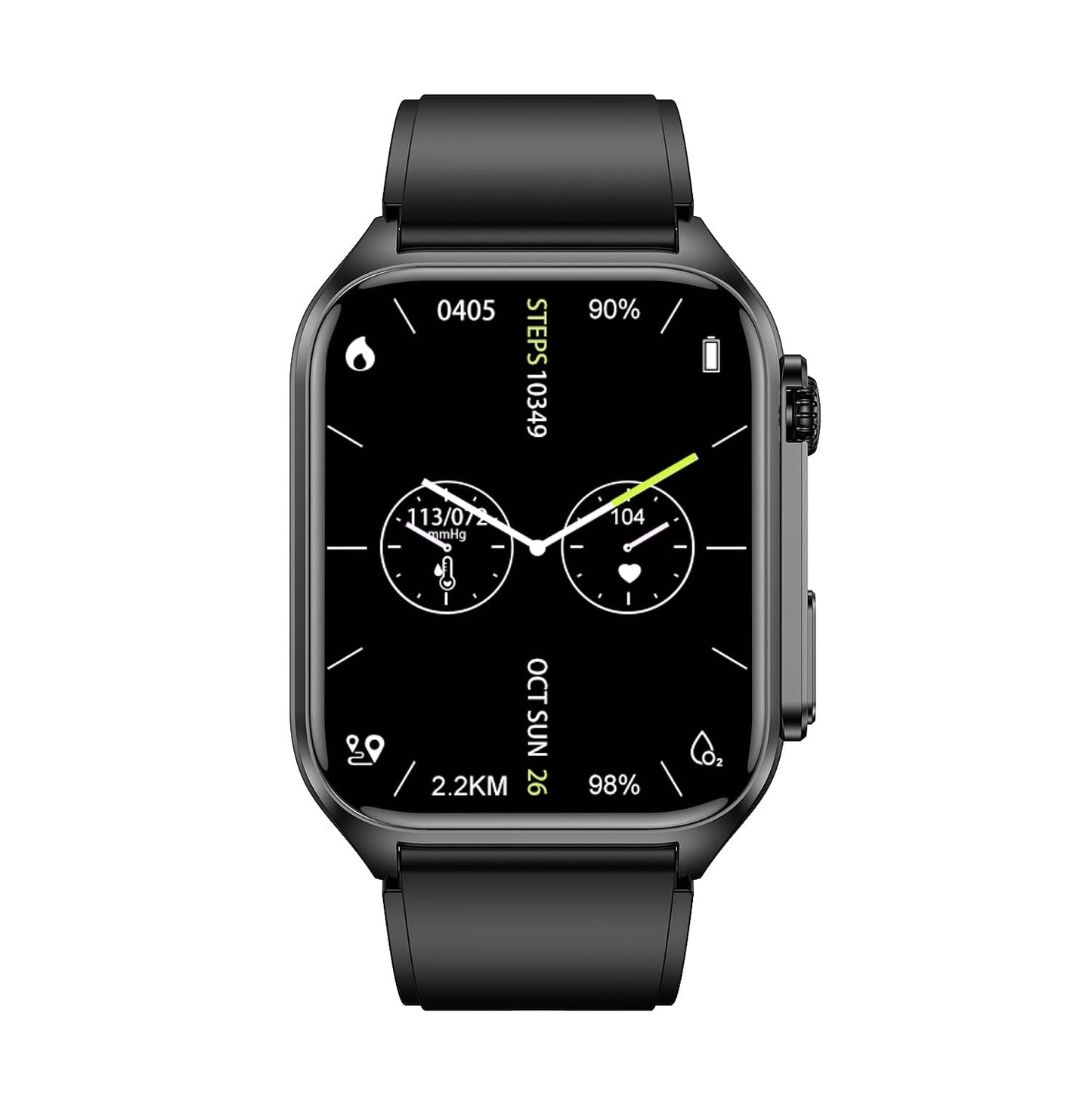 Akeleo Bluetooth Talking ECG+PPG Heart Rate Blood Glucose Blood Pressure Monitoring Smart Health Watch