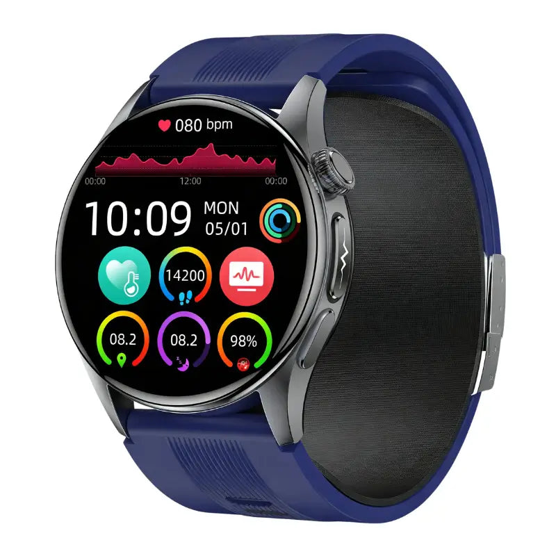 Akeleo AIR PUMP Blood Pressure ECG+PPG Heart Rate Monitoring Smart Watch