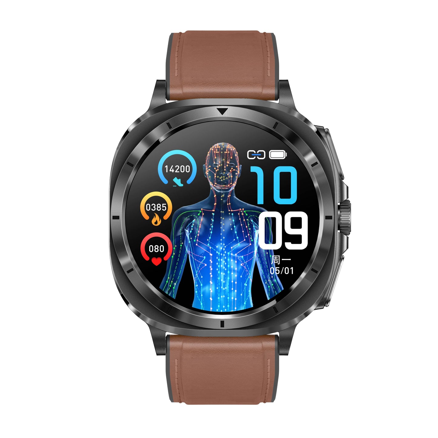 Suga Pro Blood Pressure Heart Rate ECG Monitoring Sports Health Smart Watch