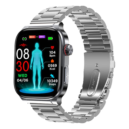 Akeleo 588 High-End Professional ECG/EKG Blood Glucose Blood Pressure Heart Rate Health Management Watch