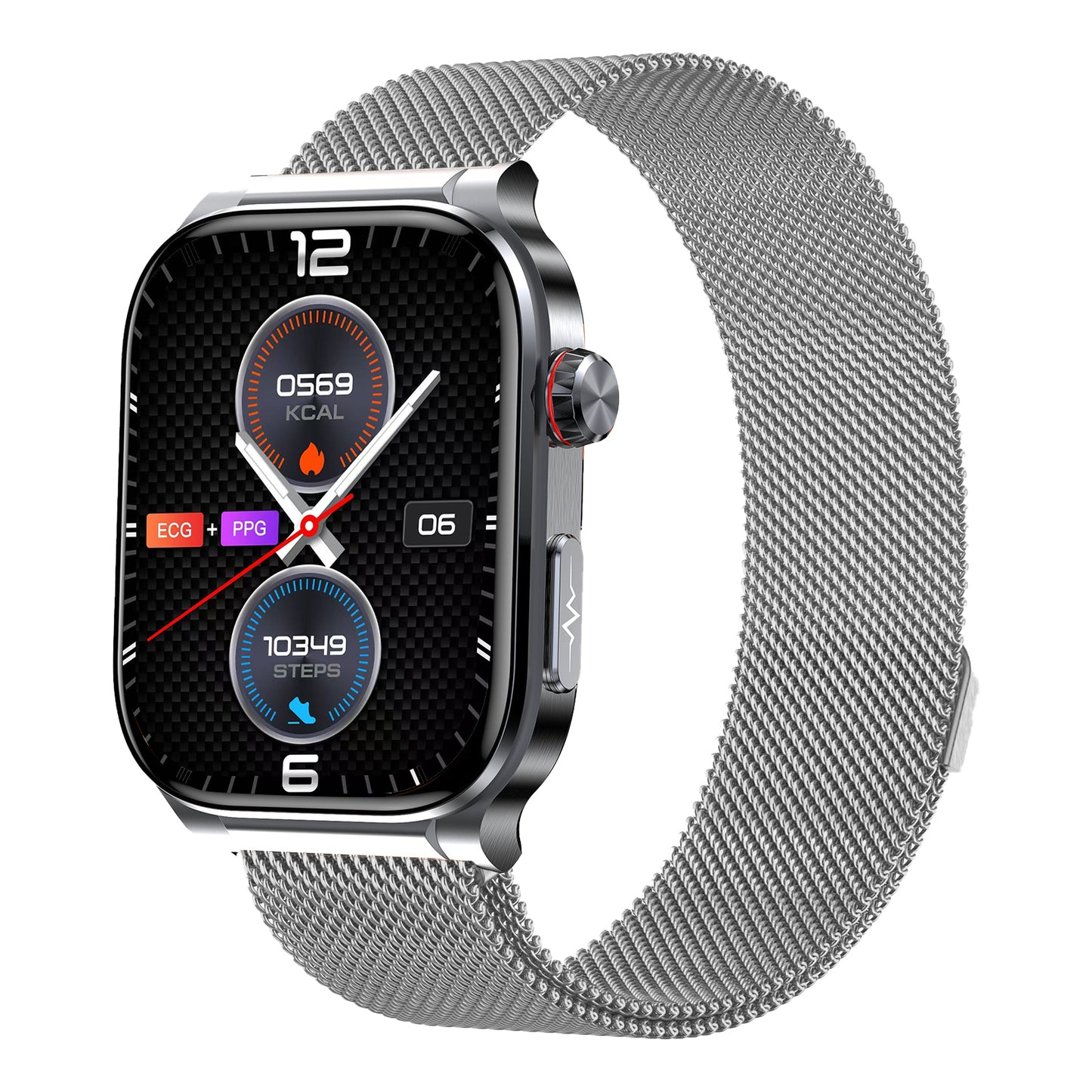 Akeleo 588 High-End Professional ECG/EKG Blood Glucose Blood Pressure Heart Rate Health Management Watch