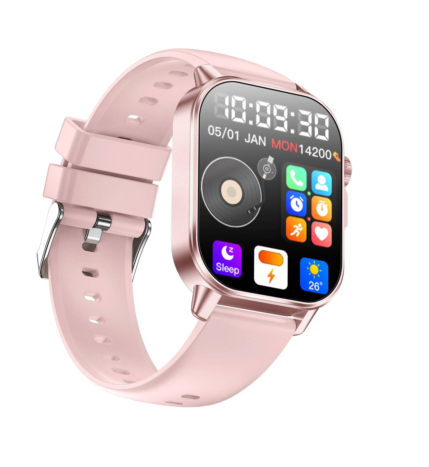 Akeleo One-click Blood Glucose Blood Pressure ECG/EKG HRV Heart Measurement Health Smart Watch