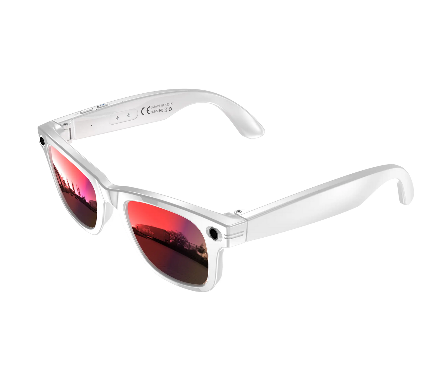 Akeleo AI Smart Camera Glasses with 4K Ultra-Wide Anti-Shake Camera, HD 1080P Videos, Vlog Recording, AI Translation, AI Voice Assistant, Open Ears, Wi-Fi Transmission, Music Control