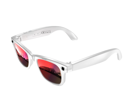 Akeleo AI Smart Camera Glasses with 4K Ultra-Wide Anti-Shake Camera, HD 1080P Videos, Vlog Recording, AI Translation, AI Voice Assistant, Open Ears, Wi-Fi Transmission, Music Control