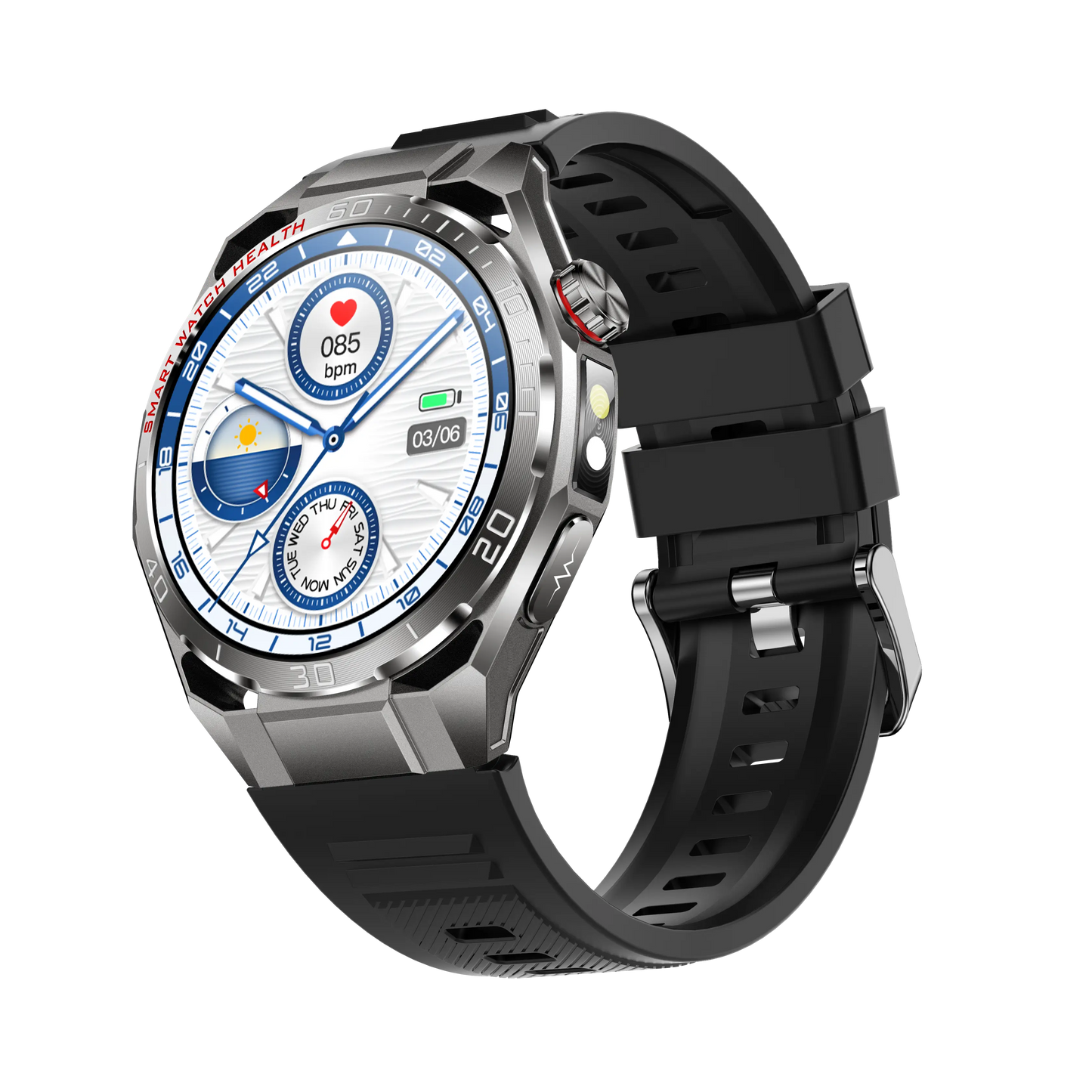 Akeleo ECG/EKG HRV Professional Sports Blood Glucose Blood Pressure Monitoring and Health Smart Watch