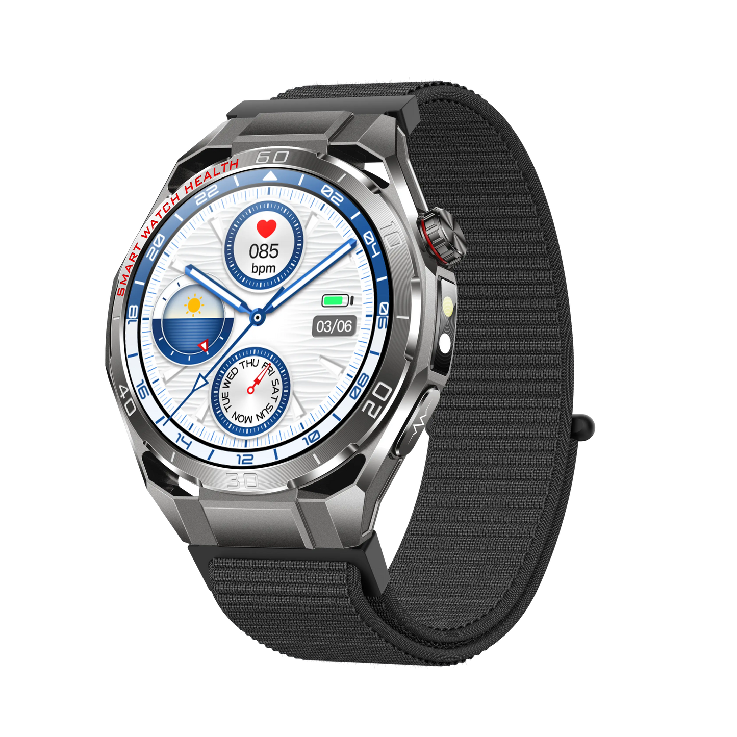 Akeleo ECG/EKG HRV Professional Sports Blood Glucose Blood Pressure Monitoring and Health Smart Watch