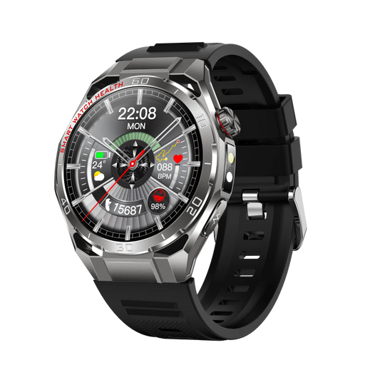 Akeleo ECG/EKG HRV Professional Sports Blood Glucose Blood Pressure Monitoring and Health Smart Watch