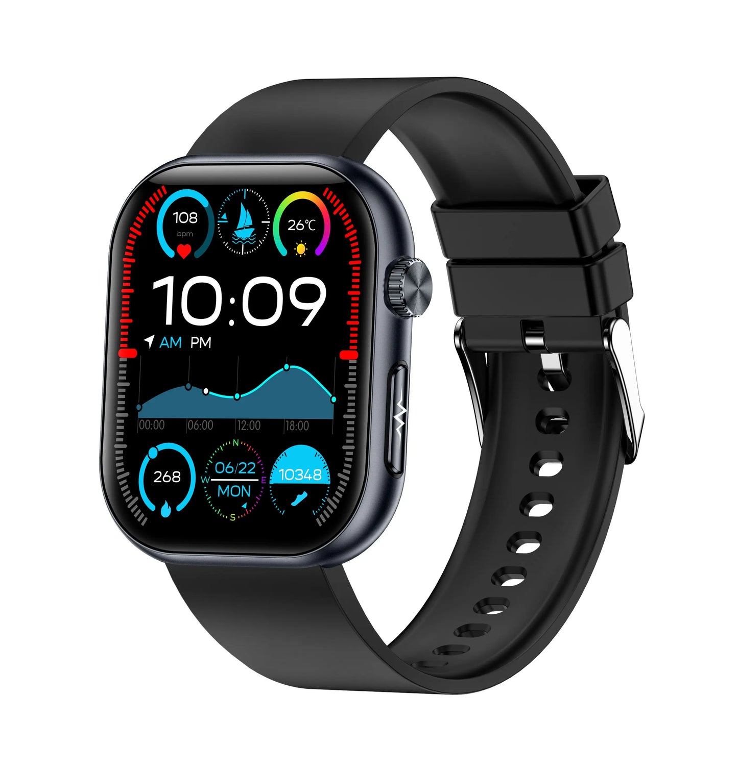 Akeleo Blood Sugar Blood Pressure ECG/EKG Heart Rate HRV Monitoring Health Smart Watch 2025